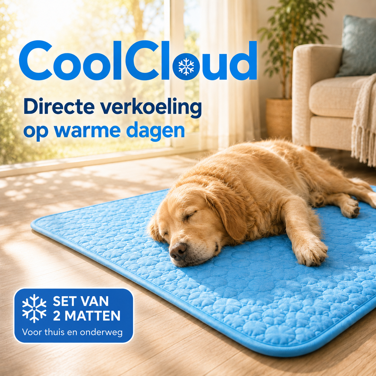 Norindo CoolCloud - Set van 2 matten, maar €24,98 per stuk