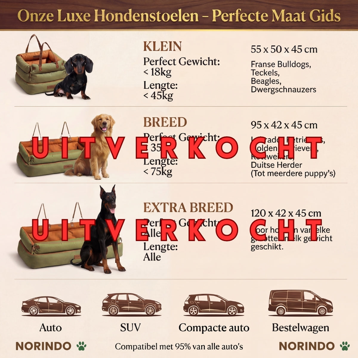 Norindo TravelThrone - Royaal Autozitje Voor Onderweg