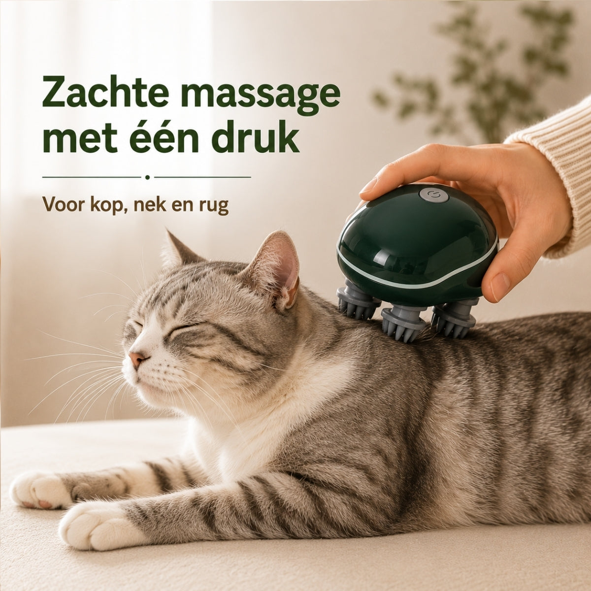Norindo PurrPulse - De Massage Waar Je Huisdier Geen Genoeg Van Krijgt