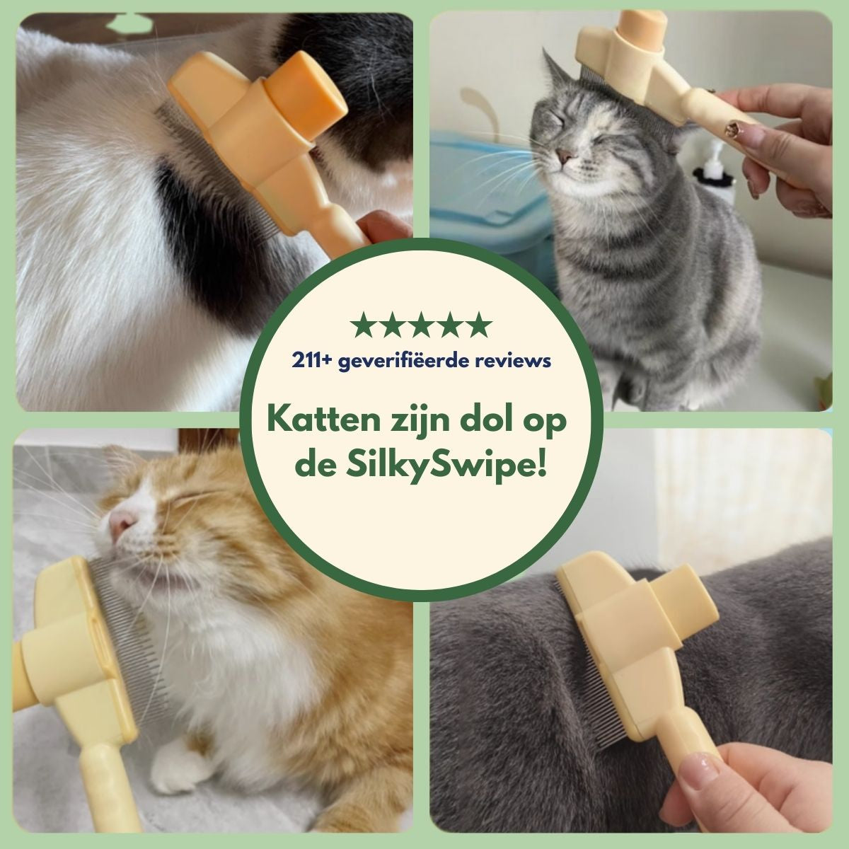 Norindo SilkySwipe – Houdt de vacht glanzend en klitvrij