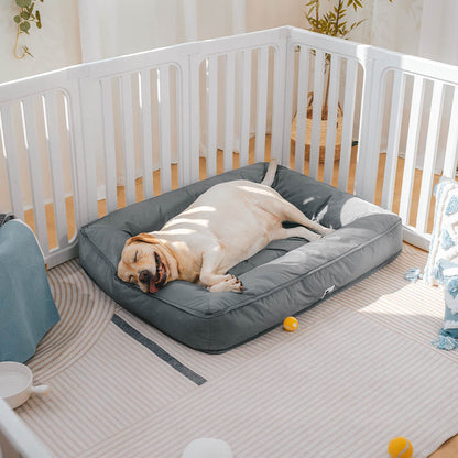Vollständig Orthopädisches Wasserabweisendes Hundebett mit Rundum-Unterstützung für Große Hunde