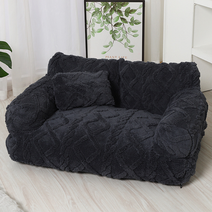 🌞Fris De Lente In Met 50% Korting!🐾 Pluche Kalmerend Huisdierbankje – Afneembare Wasbare Hoes | Orthopedisch & Anti-Slip!