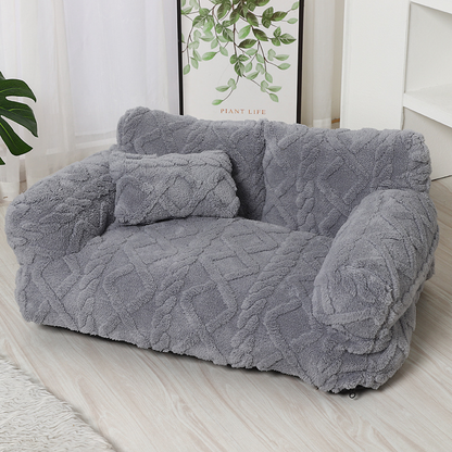 🌞Fris De Lente In Met 50% Korting!🐾 Pluche Kalmerend Huisdierbankje – Afneembare Wasbare Hoes | Orthopedisch & Anti-Slip!